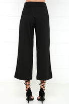 Thumbnail for your product : Get Going Black Culotte Pants