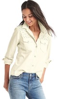 Thumbnail for your product : Gap 1969 Denim Stud Western Shirt