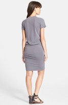 Thumbnail for your product : James Perse Sueded Stretch Jersey Wrap Dress