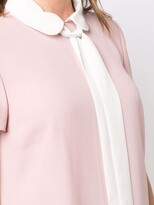 Thumbnail for your product : RED Valentino Pussybow-Collar Drop Hem Mini Dress