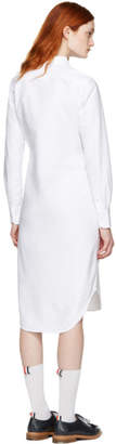Thom Browne White Classic Shirt Dress