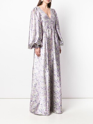 Stella McCartney Floral Print Evening Dress