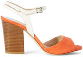 Thumbnail for your product : Karen Millen Suede Colour-Block Heel Sandal