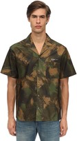 Thumbnail for your product : Off-White Paintbrush Printed Camo Cotton Shirt
