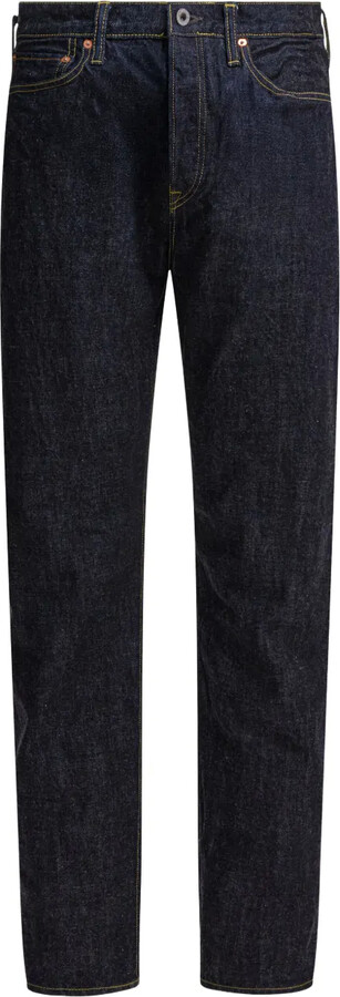 KAPITAL Contrast-Stitch Cotton Jeans