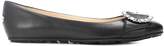 Thumbnail for your product : Jimmy Choo Ginny leather ballerinas