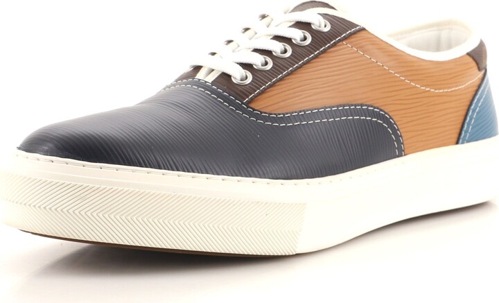 Louis Vuitton Monogram Leather Sneakers - ShopStyle