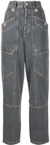 Thumbnail for your product : Etoile Isabel Marant High Rise Straight Leg Jeans