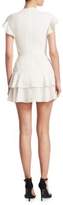 Thumbnail for your product : J. Mendel Flutter-Sleeve Mini Dress
