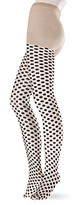 Thumbnail for your product : Hue Dot Pattern Sheer Tights with Control Top