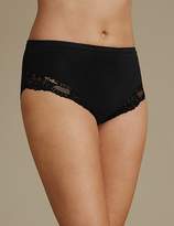 Thumbnail for your product : Marks and Spencer 2 Pack Light Control Cotton Rich High Leg Knickers