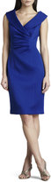 Thumbnail for your product : Kay Unger New York Shawl-Collar Pique Dress