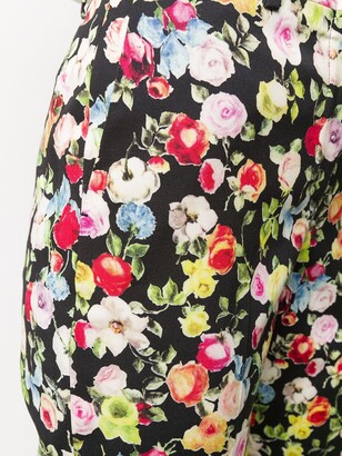 Paul Smith Floral Print Cropped Trousers