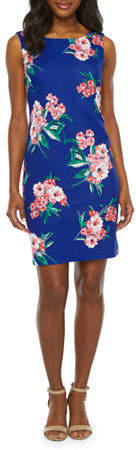 alyx sleeveless floral sheath dress
