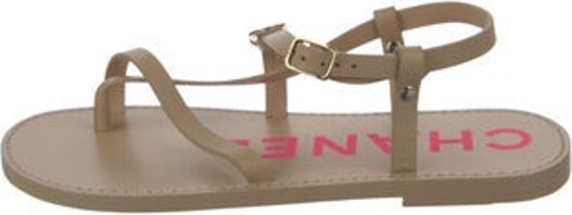 Chanel 2023 Interlocking CC Logo Sandals - ShopStyle