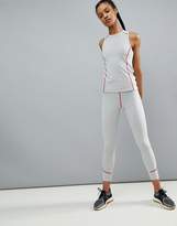 Thumbnail for your product : ASOS 4505 Tank Top With Contrast Body Contour Seam Detail