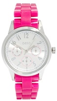 Thumbnail for your product : Oasis Ladies Pink Plastic Strap Watch with Round Face