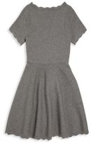 Thumbnail for your product : Milly Minis Girl's Scalloped Fit-&-Flare Dress