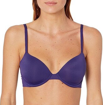 Calvin Klein Women's Perfectly Fit Flex Lightly Lined Demi Bra (Purple  Fuss) Women's Bra - ShopStyle