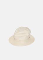 Thumbnail for your product : Yohji Yamamoto Fedora Hat Ivory