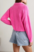 Thumbnail for your product : HONORINE Hunter Cotton-fleece Sweatshirt - Fuchsia