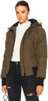 Thumbnail for your product : Canada Goose Savona Bomber With Coyote Fur in Military Green | FWRD