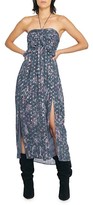 Thumbnail for your product : IRO Somov Paisley Lurex Jacquard Halter Midi Dress