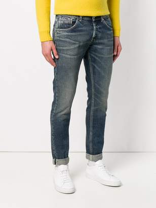 Dondup cuffed washed jeans