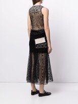 Thumbnail for your product : Yohji Yamamoto Pre-Owned Sheer Lace Panelled Dress