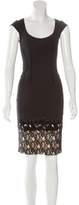 Thumbnail for your product : Blumarine Lace-Trimmed Sheath Dress