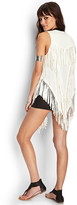 Thumbnail for your product : Forever 21 faux leather fringed vest