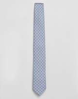 Thumbnail for your product : Jack and Jones Tie With Floral Print In Grey
