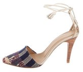 Thumbnail for your product : Ulla Johnson Embroidered Pointed-Toe Pumps