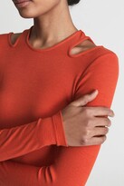 Thumbnail for your product : Reiss Cut Out Jersey Top