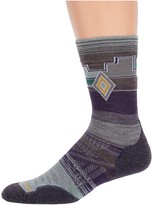 Thumbnail for your product : Smartwool PhD Outdoor Light Pattern Crew (Mountain Purple) Women's Crew Cut Socks Shoes