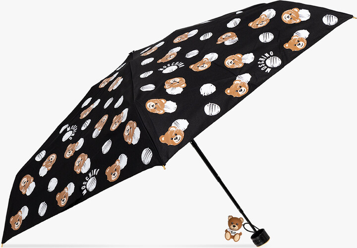 Womens Accessories Umbrellas Save 5% Moschino All-over Sun-print Umbrella in Black 