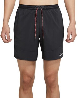 nike black flex stride wild run shorts