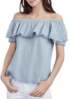 Thumbnail for your product : Velvet by Graham & Spencer Paloma Off-the-Shoulder Ruffle Top