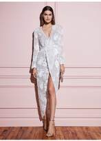 Thumbnail for your product : Fleur Du Mal Fil Coupe Long Wrap Dress