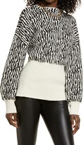 Thumbnail for your product : Open Edit Women's Tie Back Jacquard Sweater