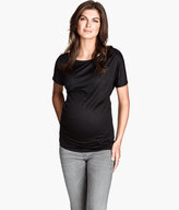 Thumbnail for your product : H&M MAMA Draped Top - Dark red - Ladies