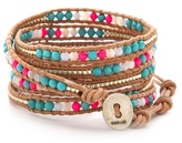 Thumbnail for your product : Chan Luu Colorful Beaded Wrap Bracelet