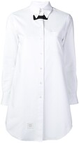 Thumbnail for your product : Thom Browne Trompe L'oeil Tie Piqué Shirtdress