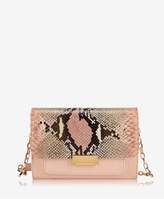 Thumbnail for your product : GiGi New York Kate Crossbody In Rose Wash Embossed Python