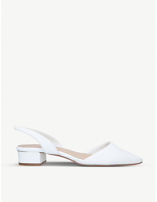 White Court Block Heel Shoes | Shop the 