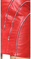 Thumbnail for your product : Jay Ahr Zip Leather Miniskirt