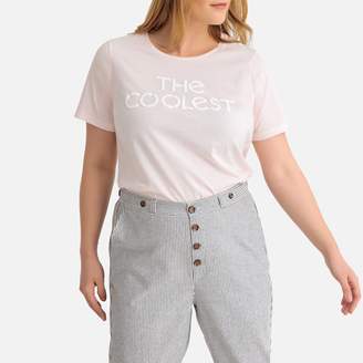 Castaluna Plus Size Cotton The Coolest Slogan T-Shirt