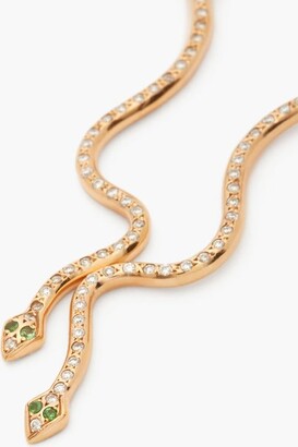 Ileana Makri Lucky Snake Diamond & 18kt Rose-gold Earrings