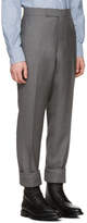 Thumbnail for your product : Thom Browne Grey Wool Classic Suit