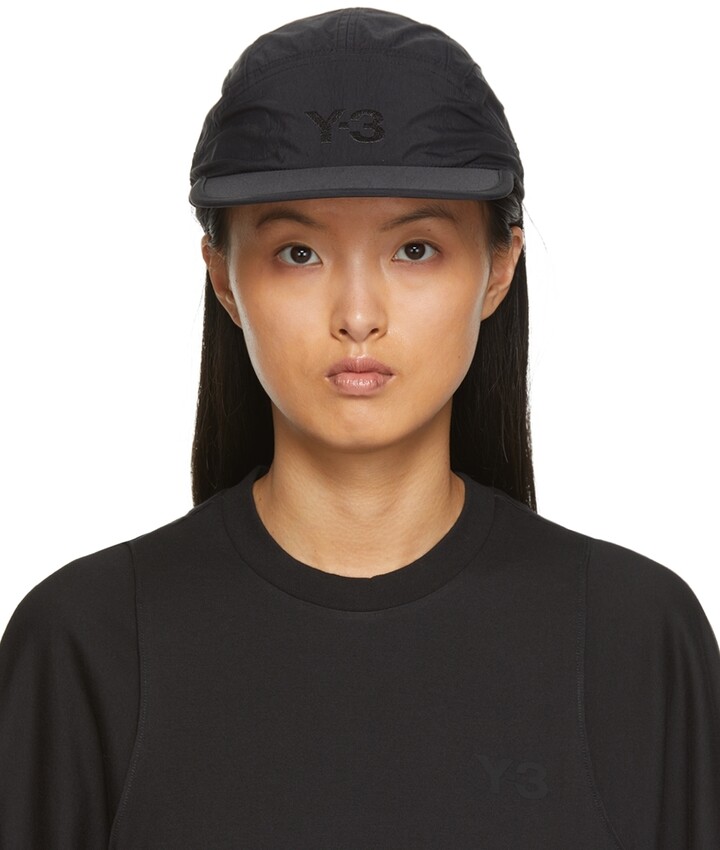 Y-3 Black Logo Running Cap - ShopStyle Hats